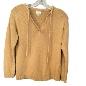 J. Crew Cotton/Tie-Neck Sweater - Tan - Women’s XS